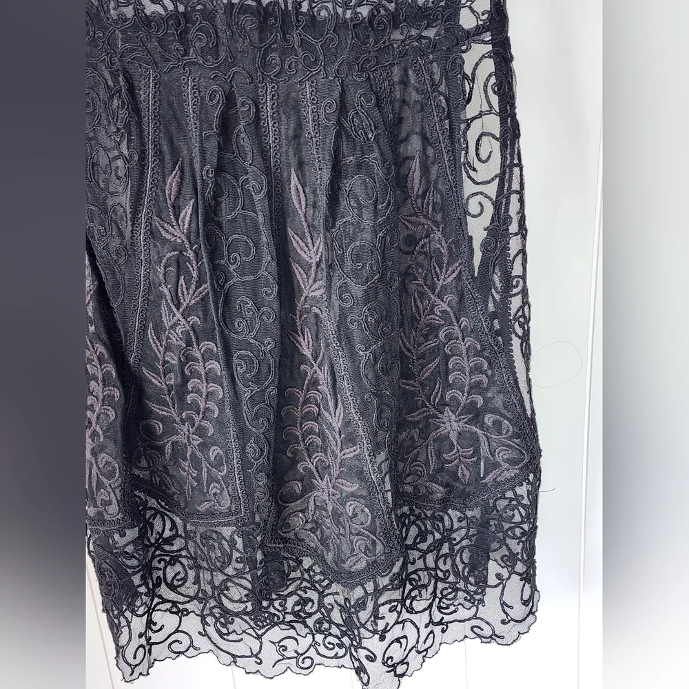 Anthropologie Yoana Baraschi Lace V-Neck Dress EUC - Picture 6 of 9
